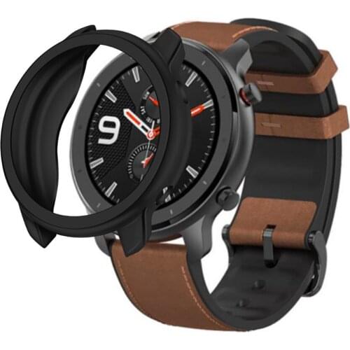 Case For Huami Amazfit GTR 47mm Watch TPU Electroplate Protector Case Frame Replacement Film Protective Cover Shell Bumper 19Oct
