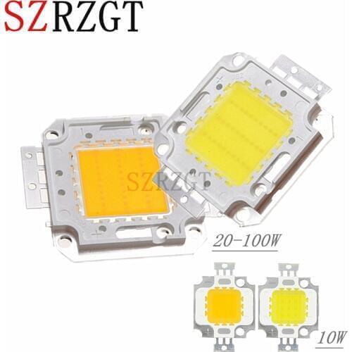 High Bright COB LED Lamp Chip Bulb DC12V/36V 10W 20W 30W 50W 100W DIY Spotlight Floodlight Bulb Chip Warm White/Cool White