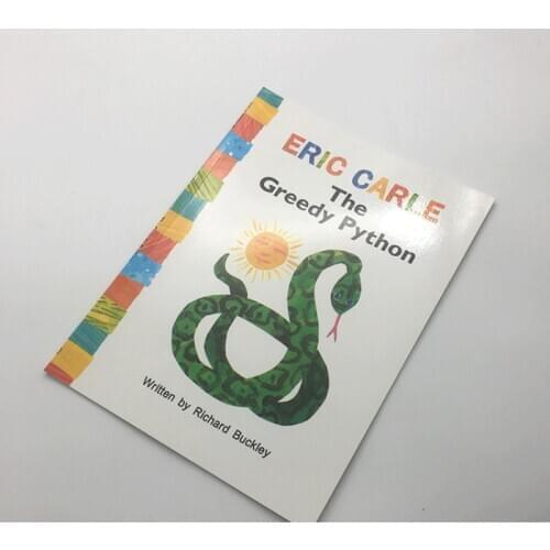 Eric Carle The Green Python Learning English Language Books for Kids Classroom Decoration Montessori Reading Picture Paper Books