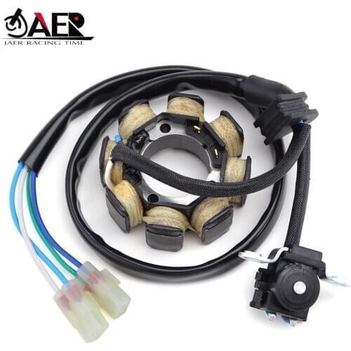 JAER Motorcycle Generator Stator Coil Comp for Honda CRF250 CRF250R 2004-2009 CRF450R 2005-2007 CRF450R 2008 31120-KRN-670