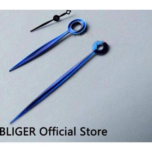 Classic Blue Stainless Steel Watch Hand fit for 6497 6498 ST36 Series Hand-Winding Movement H2