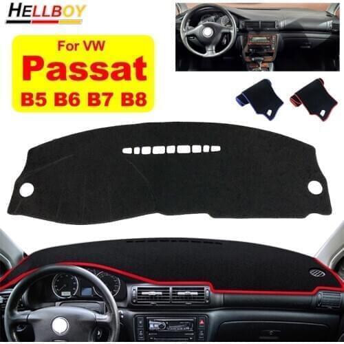 Car Dashboard Cover Mat For VW Passat B5 B6 B7 B8 Variant Dash Carpet Cover Sunshade Decoration Sticky Pad Accessories 1996-2020