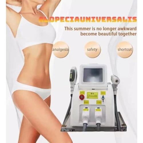 2 In 1 ND YAG Laser Equipment IPL Elight Hair Removal Device Tattoo Removal Beauty Machine Portable Hair Remover