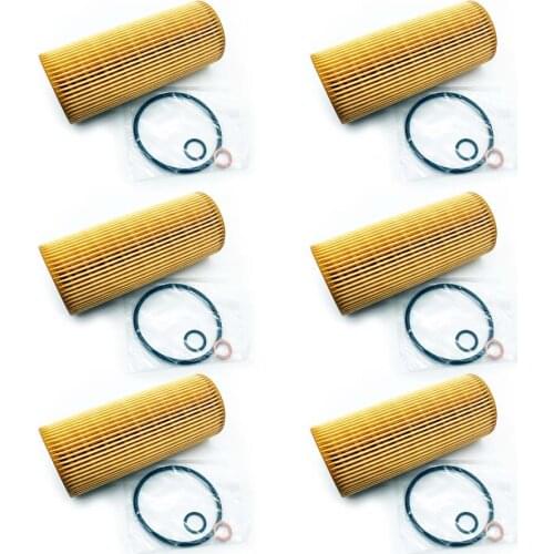 Yubao 6Set 11427788460 Oil Filters For BMW 5 7 X5 E90 E46 E92 E91 E65 E71 330xd 325d 530d 525d 530 xd 525d xDrive 530d xDrive