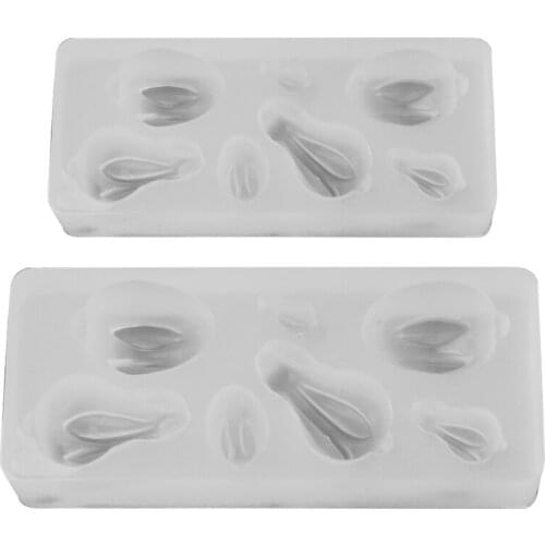 Handmade Cute 3D Rabbit Pendant Silicone Resin Casting Mold Bunny Rabbit Epoxy Resin Mold Jewelry Making Tools Art Craft