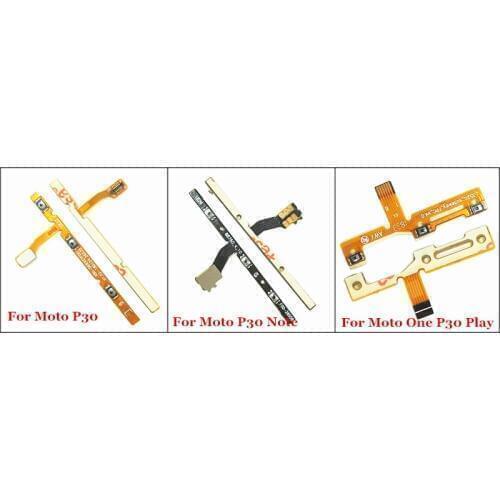 Power & Volume Sidekey Buttons Flex Cable for Motorola Moto P30 / P30 Note / for Moto One P30 Play