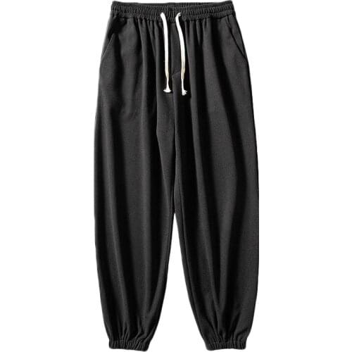 New sports pants mens loose-fitting casual trousers trendy all-match trousers
