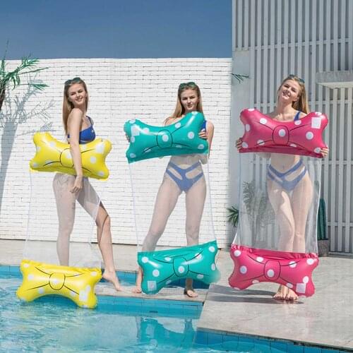 New Water Hammock Recliner Inflatable Floating Swimming Mattress Sea Swimming Ring Pool Party Toy Lounge Bed For Swimming Pad