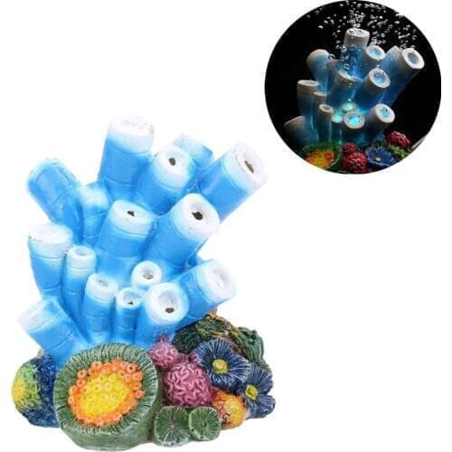 NEW Resin Air Bubble Coral Aquarium Decoration Stone Ornament Fish Tank Artificial Coral Decoration Air Aquarium Accessories