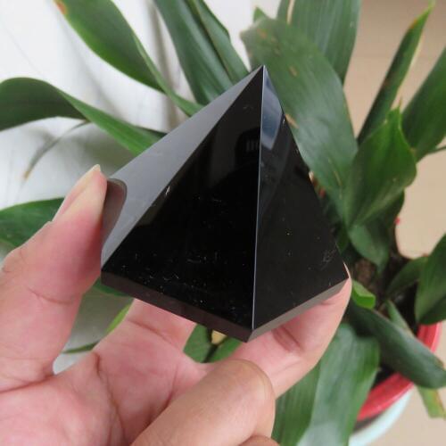 New Type Hexagonal Pyramid 6 Faced 5cm Natural Clear Quartz Crystal Pyramid Reiki Healing Cap Pyramid Wholesale Free Shipping