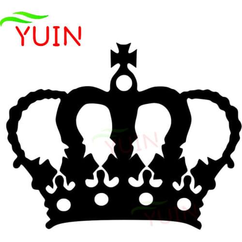 Cross Core Personality Crown Car Sticker Fashion Auto Accessories PVC Window Bumper Decoration Cover Scratch Waterproof Decal