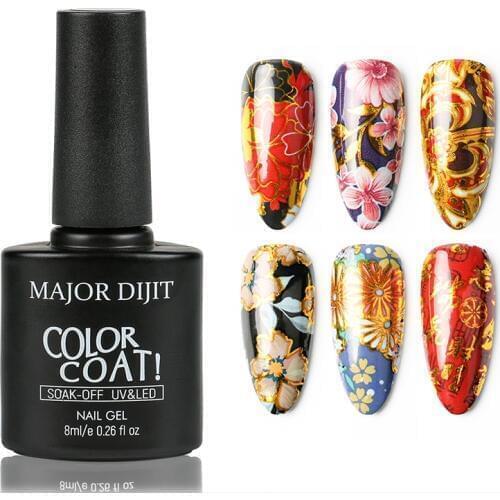 8ml Transfer Foils Gel Nail Polish Starry Sky Sticker Glue Environmental Plant Nail Glue UV Gel Polish DIY Manicure