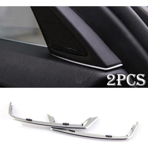 Fit For BMW 5 Series 525 520 F10 2011 2012 2013 Front Door Audio Speaker Strip Stereo Decal Cover Trim Styling Mouldings Sticker