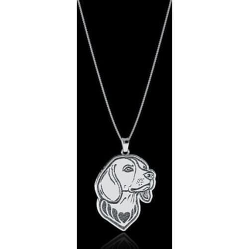 Daisies Hot Sale Animal Beagle Statement Necklace Puppy Dog Lover Memorial Pet Necklaces & Pendants Charms Gift Lead Free