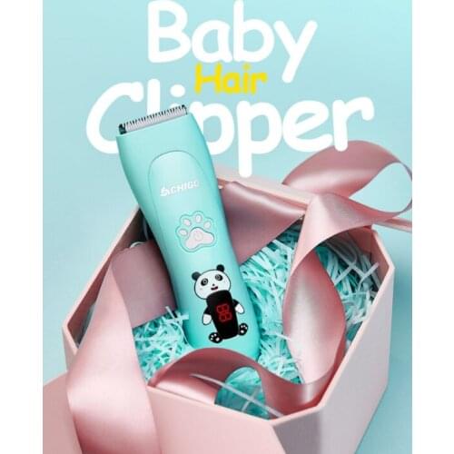 Ultra silent washable ceramic head for newborn baby without skin injury lithium battery electric hairdresser J03