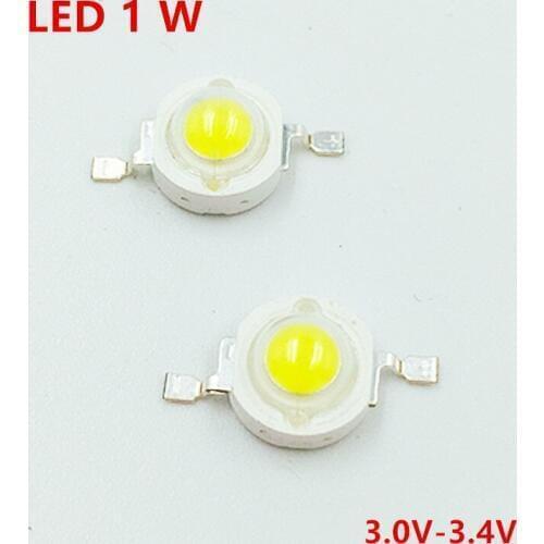 Full Watt 1W 3W High Power LED lampCold white 6500K warm white 3000K LEDs Bulb light Emitting Diodes 30mil 45mil Chips