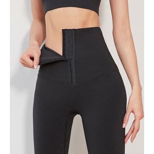 Vansydical High Waist Trainer Sports Fitness Leggings Women Slim Yoga Pants Running Gym Tights Jogging Sweatpants Tummy Control