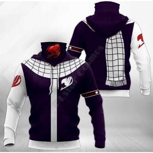 Fairy Tail 3D Printed Hoodies Fashion Sweatshirt Women Men Casual Pullover Hoodie Mask Warm Cosplay Costumes 02