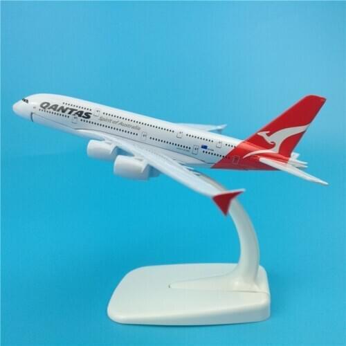 16CM 1:400 Scale Airplane A340 A380 B777 B747 Plane Model W Base Alloy Aircraft Plane Collectible Display Toy Collection Gift