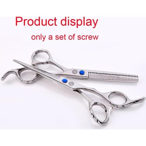 2 sets/lot Full Set Of Scissor Parts Screws Metalen Schroef Hairdressing Barber Scissor Accessory Tornillo De Rodamiento
