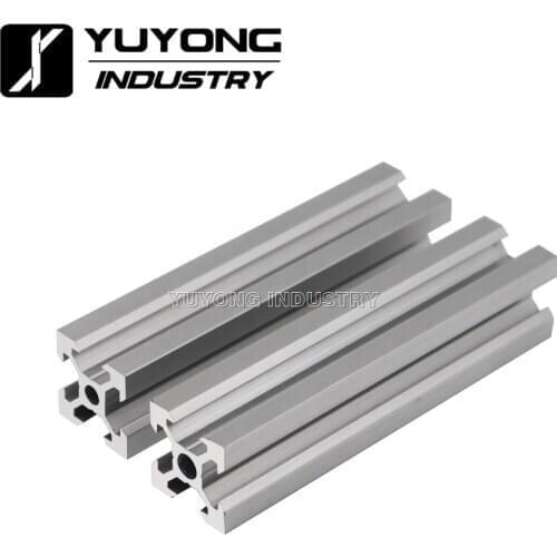 2020 clear anodized Smooth without cratch Al6063 v-slot rail aluminum profile on DIY 3D printer and engraving machine