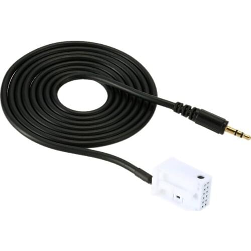 Auto Car AUX Input Mode Cable for iPod Phone MP3 3.5mm AUX-in Audio Music Adapter Cable for Mercedes Benz W169 W203 W209 W251