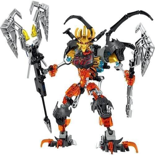 Biochemical soldiers BIONICLE educational building blocks toys, Hand do model of the robot. Gifts for children