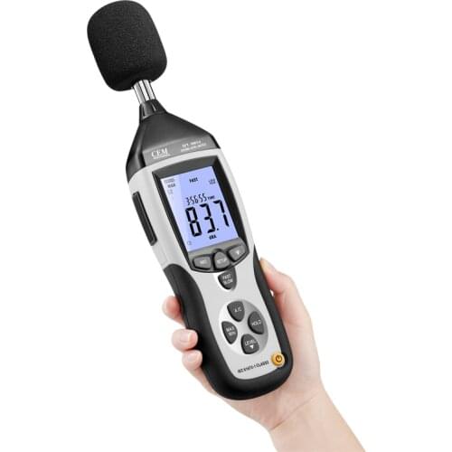 DT-8852 130db USB Digital Sound Level Meter Recorder Noise Microphone