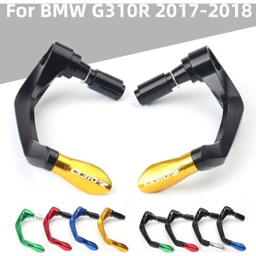 For BMW G310R 2017 2018 With Logo 15 Colors Motorcycle CNC Aluminum Handlebar Grips Guard Brake Clutch Levers Guard Protector