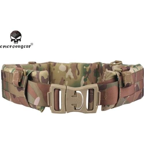 Emersongear Molle Padded Patrol Belt Airsoft Combat Military Belt Multicam EM9153