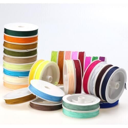 Multicolor 0.8MM 23M/lot Jade Nylon Chinese Knot Thread Hand-woven String Bracelet Jewelry Line DIY Rope Necklace Toy Wire