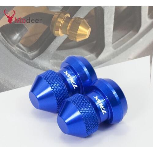 Motorcycle Accessorie Wheel Tire Valve caps CNC Aluminum Airtight cover for YAMAHA XMAX VMAX NMAX TMAX 2015 2016 2017 2018 2019