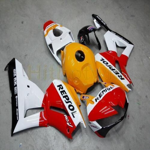 Custom motorcycle cowl for CBR600RR F5 2013 2014 2015 2016+color+Screws+Injection mold red orange ABS Plastic Fairing M2