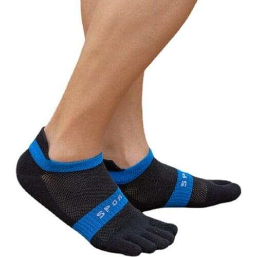 1 Pairs summer Men Socks Boys Cotton Finger Breathable Five Toe Socks Pure Sock