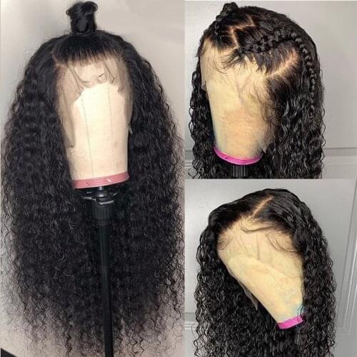 360 Lace Frontal Curly Human Hair Wig Pre Plucked Hairline With Baby Hair Hot Star 150% Peruvian Remy Hair Gueless Wigs
