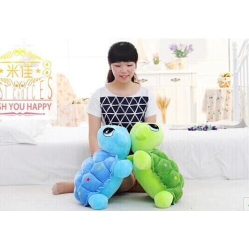 About 45cm smiley tortoise plush toy colourful stars turtle doll , toy gift w5899