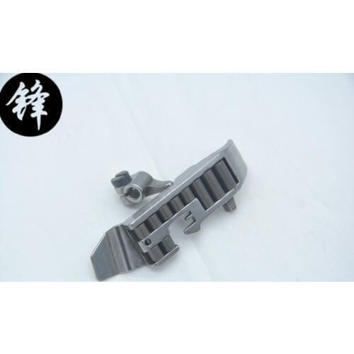 Steel P253E-4 SIRUBA747 flat-seaming machine leather roller presser foot computer lockstitch 10 wheel presser foot