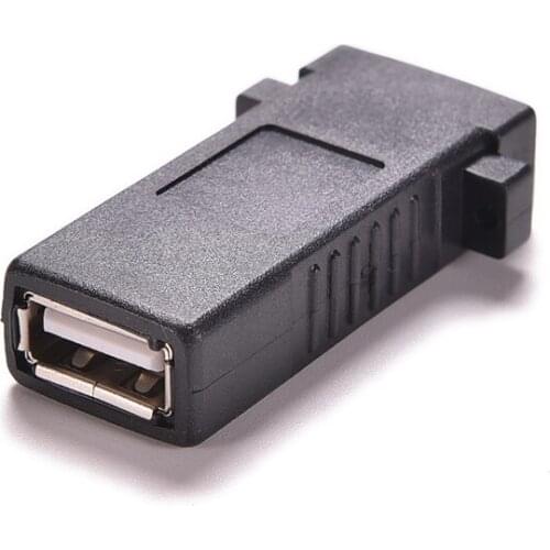 1PC USB 2.0 Female to Female Socket Panel Mount Adapter Socket Wall Plate Plug Standard USB 2.0 Female Coupler Cord Connector