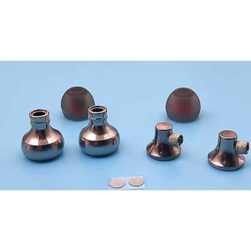 10mm MMCX Earphones DIY Pure Copper In Ear Earphones Shell Case for 10mm Speaker Unit