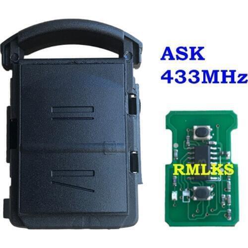 2 Buttons Remote key 433Mhz For VAUXHALL For OPEL AGILA MERIVA ASTRA CORSA C COMBO TIGRA VECTRA 2001-2005 No Chip
