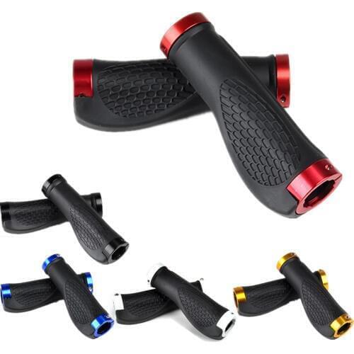 2pcs/lot 1 Pair Portable Outdoor and Sport Mountain Cycling Bike Bicycle Handlebar Bar Grips Rubber Anti-slip Handle Grip