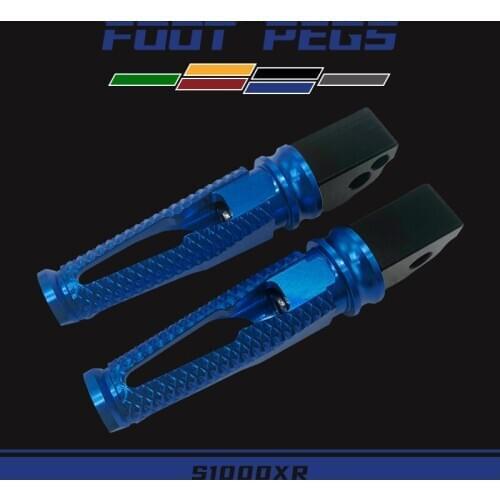For S1000XR S1000 XR S 1000 XR Motorcycle CNC Aluminum Rear Footrests Foot pegs Passenger rests Footpegs Pedals