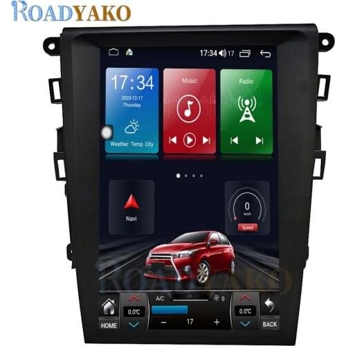 Android 10.0 Octa Core 6G+128G For Ford Mondeo 2013 Car Multimedia Player GPS Head Unit 12.1 Inch Auto Tesla Style Tape Recorder