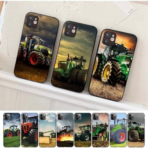 Tractors Car Phone Case for iPhone 8 7 6S Plus X 5S SE 2020 XR 11 12 mini pro XS MAX