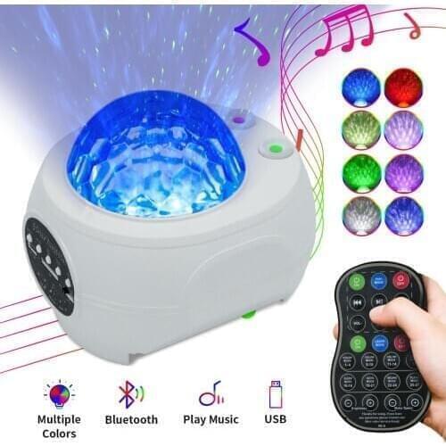 Bluetooth Starry sky kids baby night light star projector