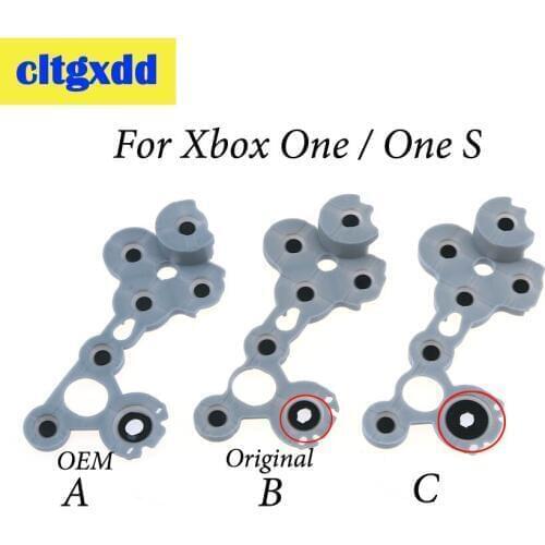 Cltgxdd 1pc Grey Original Silicon Conductive Rubber For Xbox One Conductive Rubber Button For Xbox One S Controller D Pad