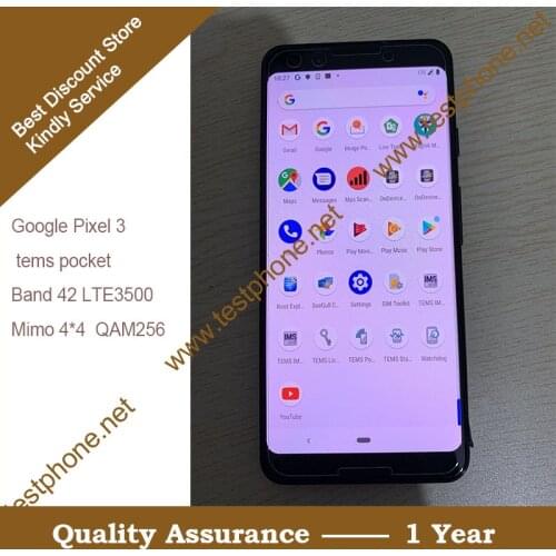Free shipping DHL + Pixel 3 tems pocket 21.x handset ,support 5CC & 4X4 MIMO & QAM256 & Band42 & volte ...testing