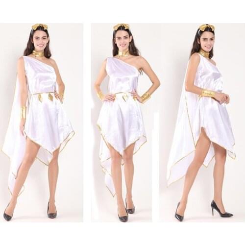 Halloween Greek Goddess Pharaoh Adult Female Ancient Cleopatra Costume Ancient Performance Costume