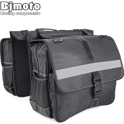 BJMOTO Motorcycle Motorbike Scooter ATV Rear Saddlebags Saddle Swingarm Left Right Side Bag Tool Bags Cycling Outdoor Saddle Bag
