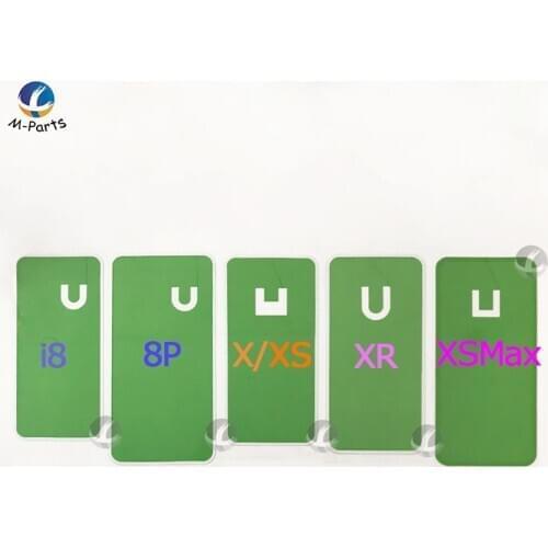 10pcs / Lot Back Cover Sticker For iPhone 8 8P Plus X XS XR Max 11 Pro SE2 SE 2020 12 Mini Pro Housing Lid Double Adhesive